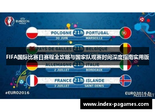 FIFA国际比赛日赛程全攻略与国家队观赛时间深度指南实用版 FIFA国际比赛日赛程全攻略与国家队观赛时间深度指南实用版